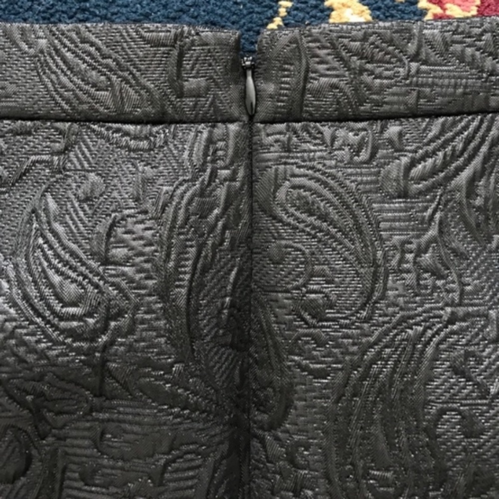 SALE J Crew Origami Mini skirt metallic matelassé - Picture 6 of 8